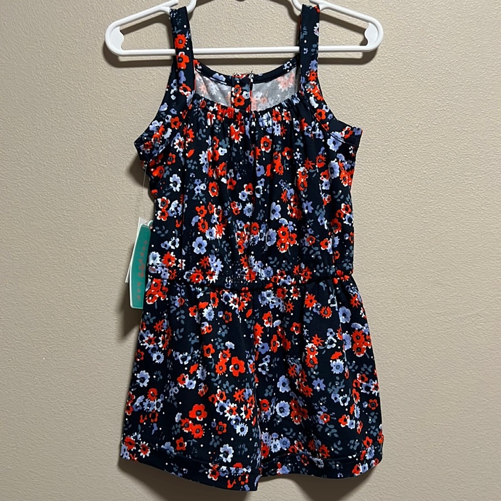 Copper Key Floral Romper - Picture 2 of 7